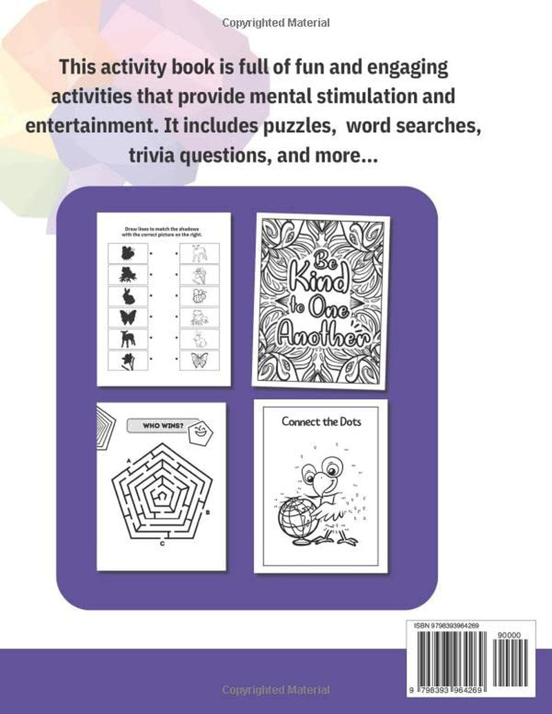 Ultimate Recovery Activity Book for Adults – Surgery and Stroke Recovery Puzzle