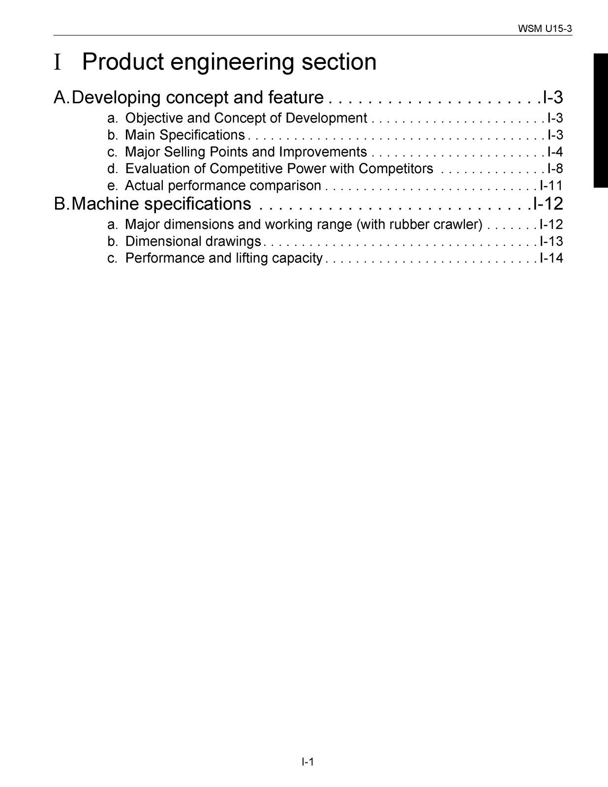KUBOTA U15-3 Excavator Workshop Manual – BIND – COVERING – XL FOLDOUT PAGES