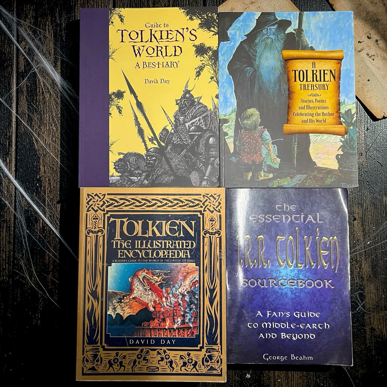 A Lot Of 4 J.R.R. Tolkien Soft Cover Books. See Photos For Titles.