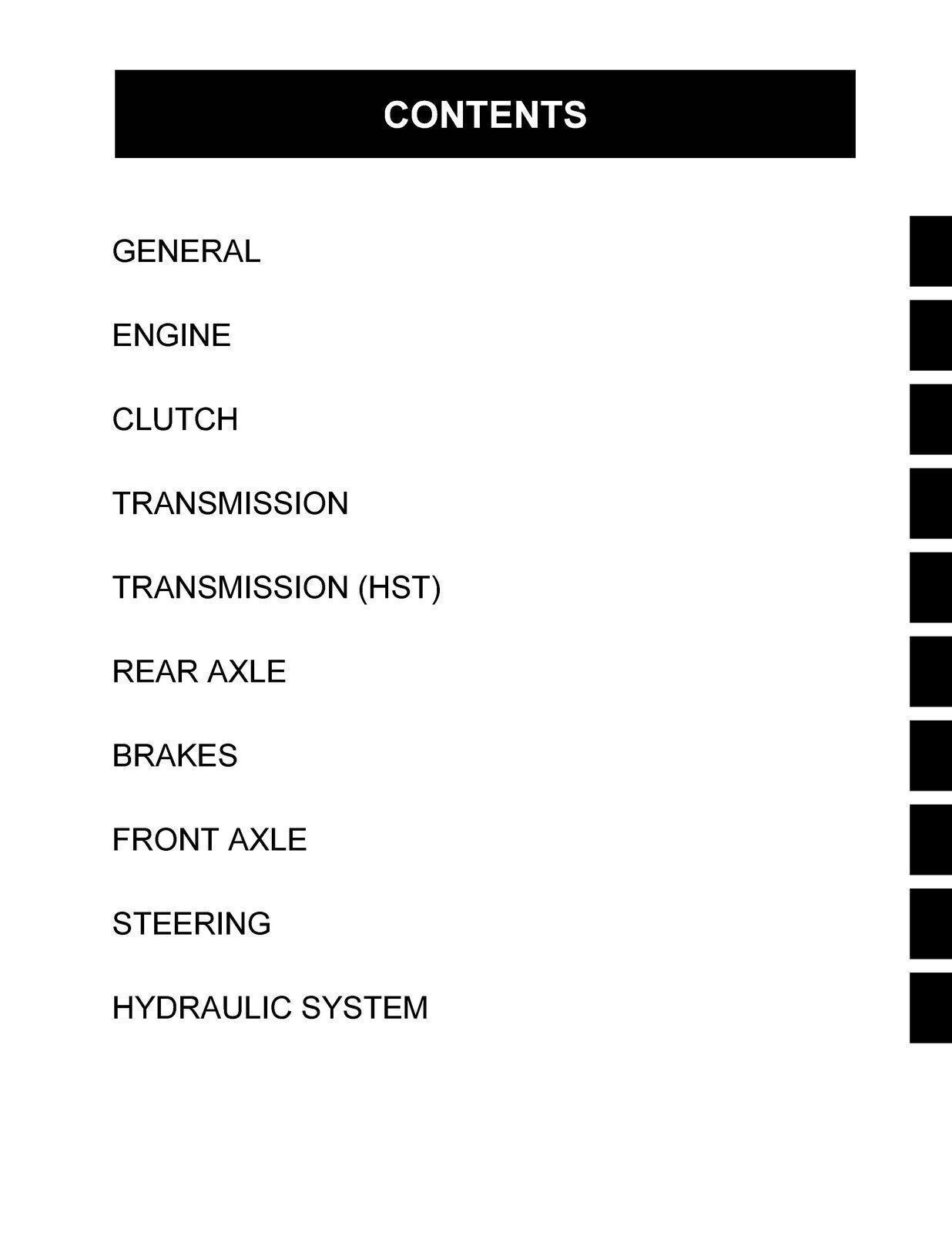 KUBOTA L3010 L3410 L3710 L4310 L4610 WORKSHOP MANUAL +SUPPLEMENT: 684 PGS, 2 VOL