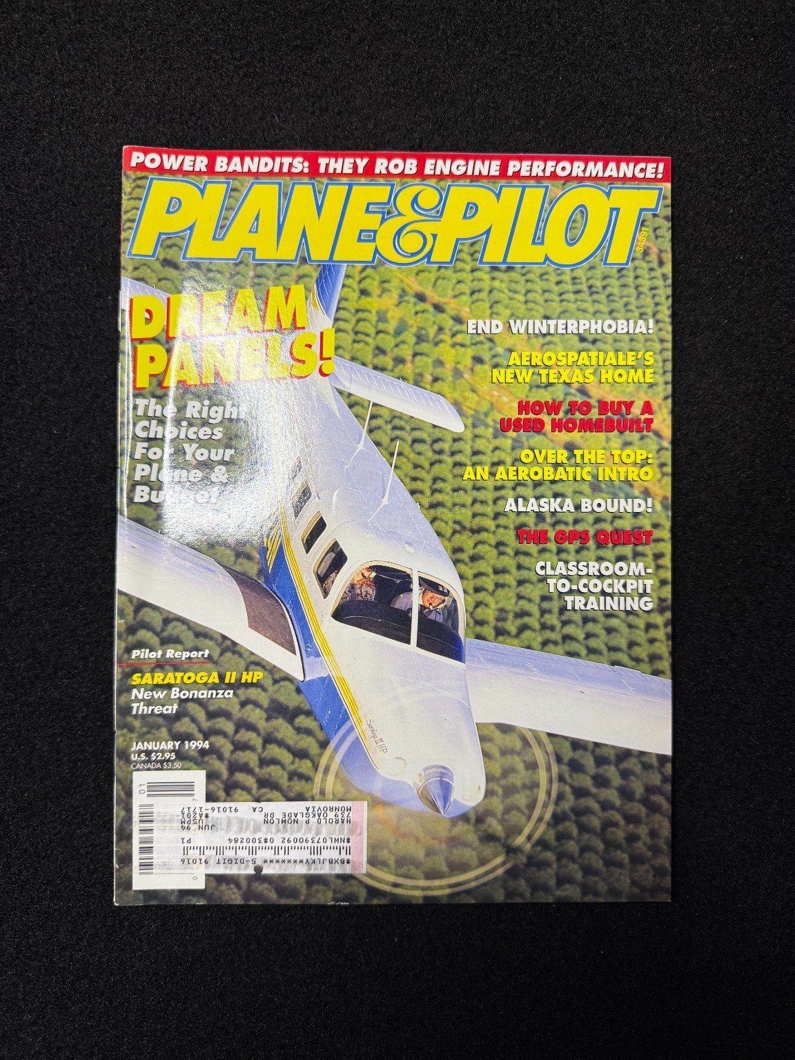Plane & Pilot Magazine January 1994 Aviation GPS Navigation Seaplane Flying
