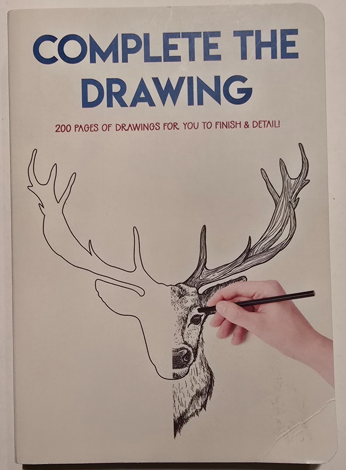 Complete The Drawing – 200 Pages Of Drawings For You To Finish & Detail! Lot