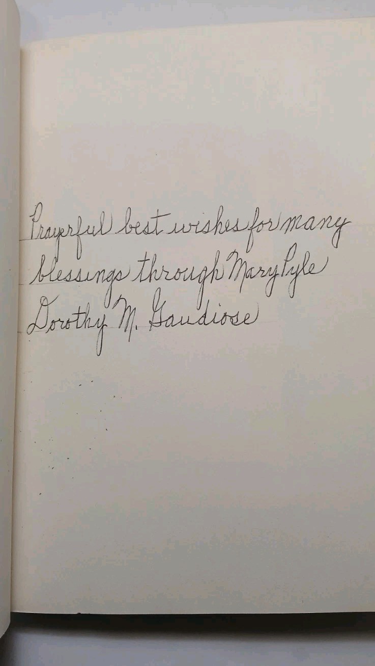 MARY’S HOUSE Dorothy M. Gaudiose SIGNED – MARY PYLE Spiritual Guidance PADRE PIO