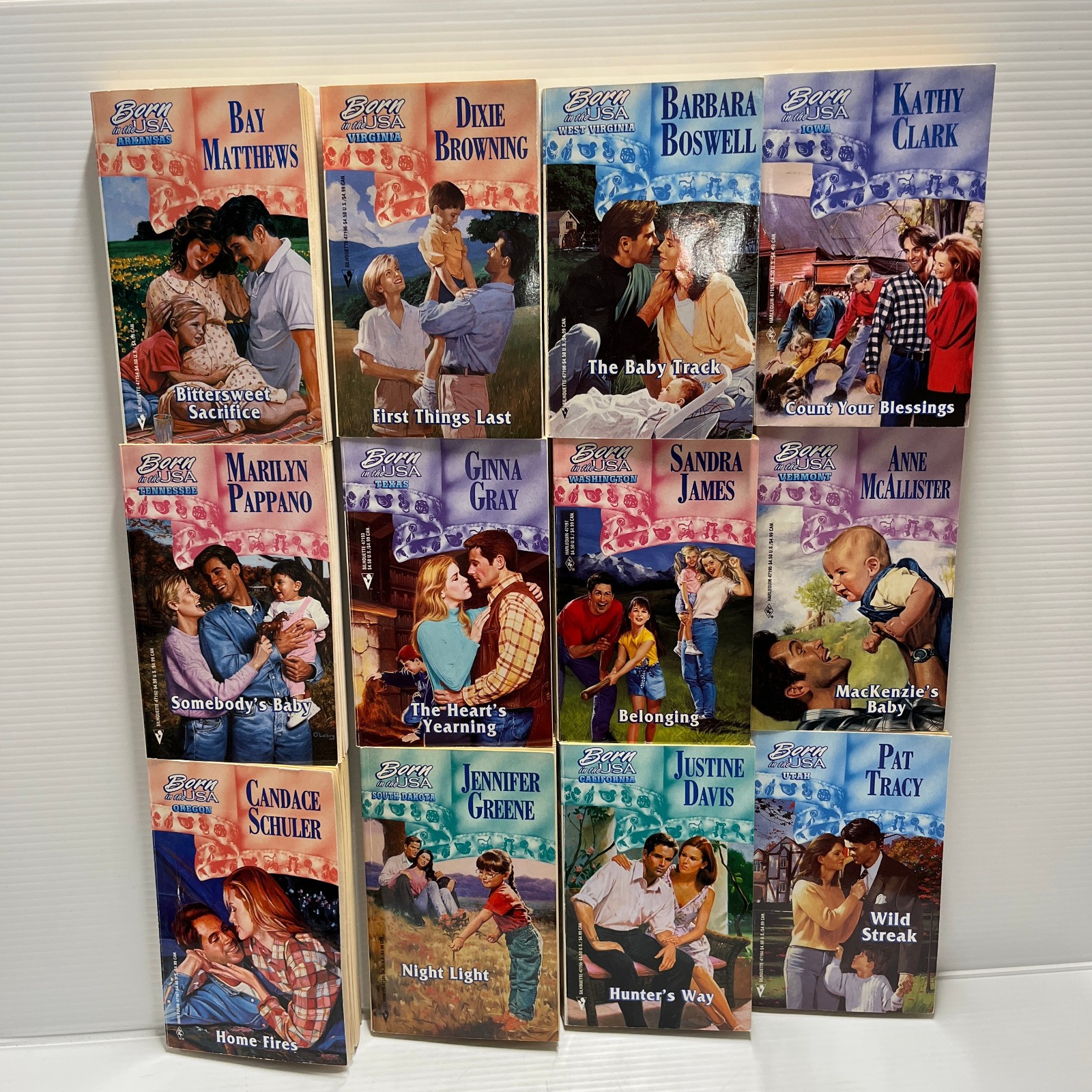 12 Vintage Harlequin Romance Novels 1980s & 1990s – Paper Back – Born in the USA