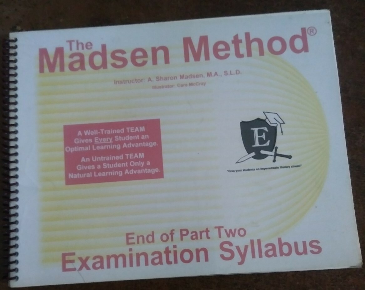 The Madsen Method: End of Part Two: Examination Syllabus
