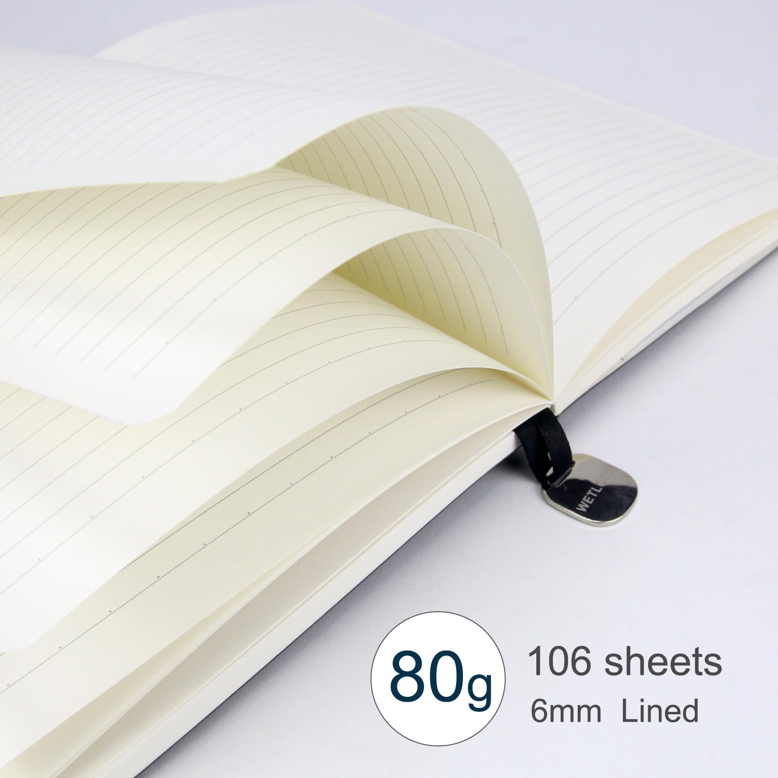 Soft Cover Lined Journal Notebook 2 Pack, 5.6×8.25in Notebook Lined Writing J…