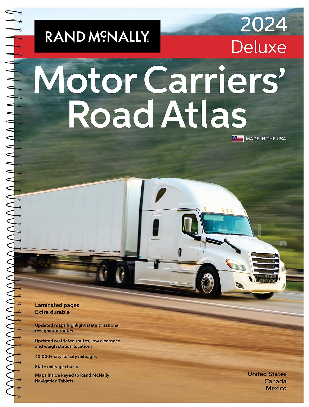 Rand McNally 2024 Deluxe Motor Carriers’ Road Atlas: United States, Canada, …
