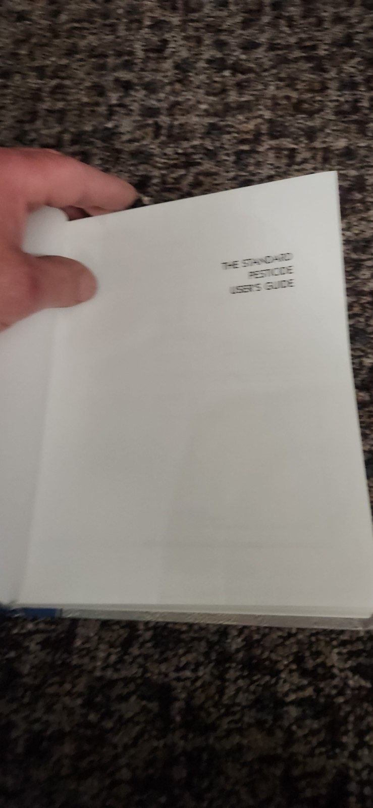 Standard Pesticide User’s Guide by Bert L. Bohmont (1999, Hardcover)