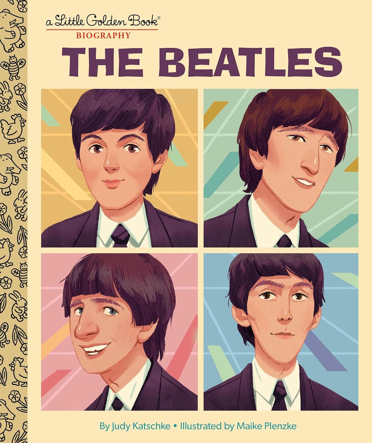The Beatles: A Little Golden Book Biography Multicolor