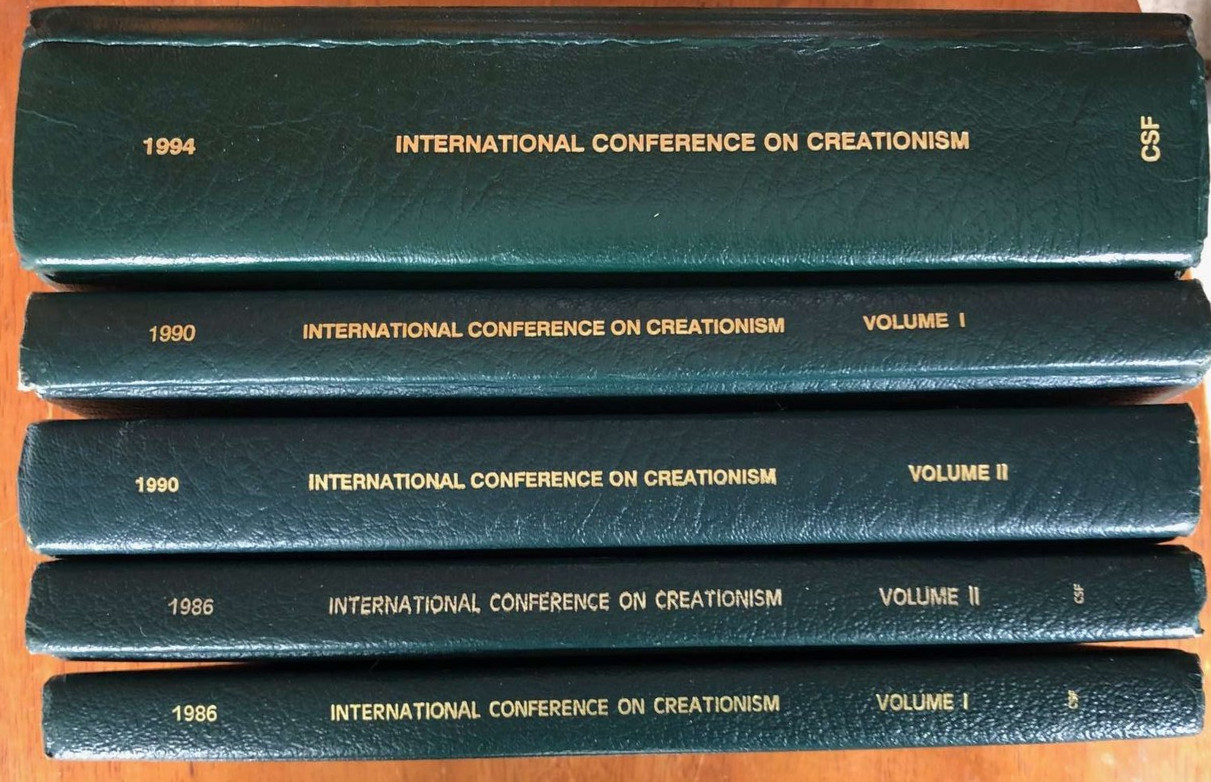 International Conference On Creationism ICC 5 Volumes Lot Set Creation Science