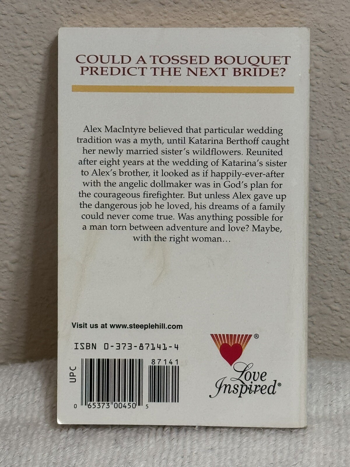 Steeple Hill Love Inspired Series Lot 4 Paperback Books