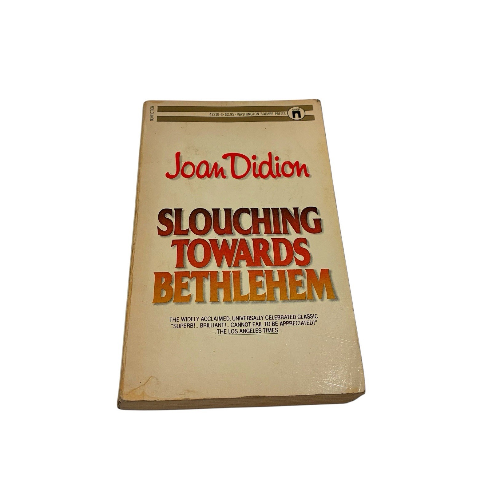 Joan Didion Set of 2 Vintage 1979: The White Album, Slouching Towards Bethlehem