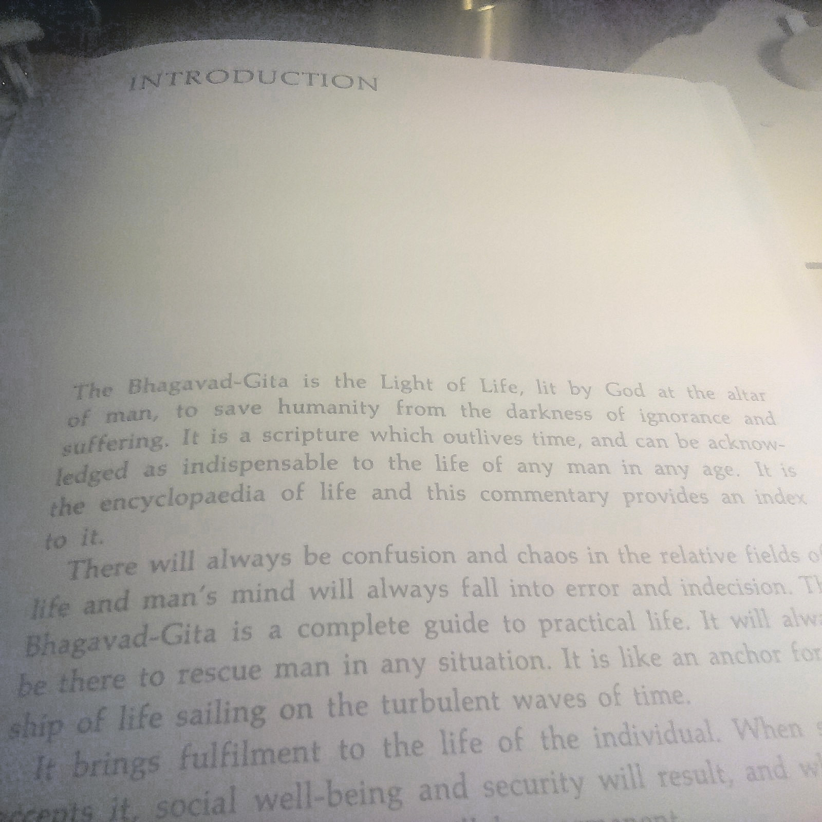 BHAGAVAD GITA: Maharishi Yogi NEW DELUXE GILT HB 0891860002 371 Pages SEE PHOTOS