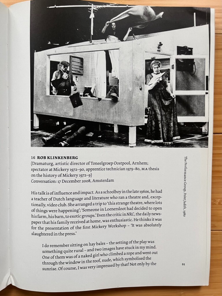 Theater History – Experimental Art Avant Garde Drama – Netherlands Mickery