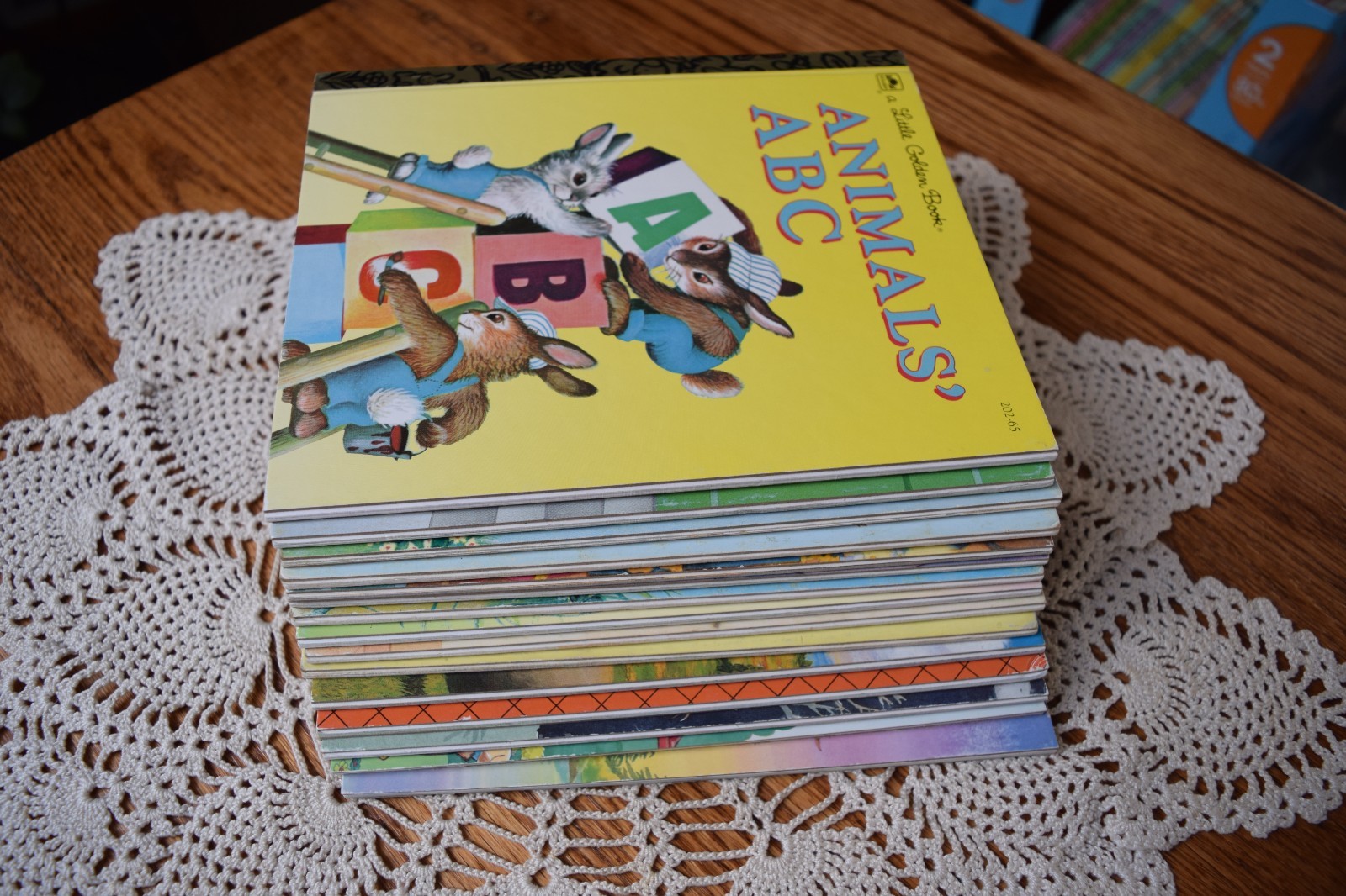 Lot of 15 Vintage Little Golden Books Standard Size 6 5/8 X 7 7/8 Inches