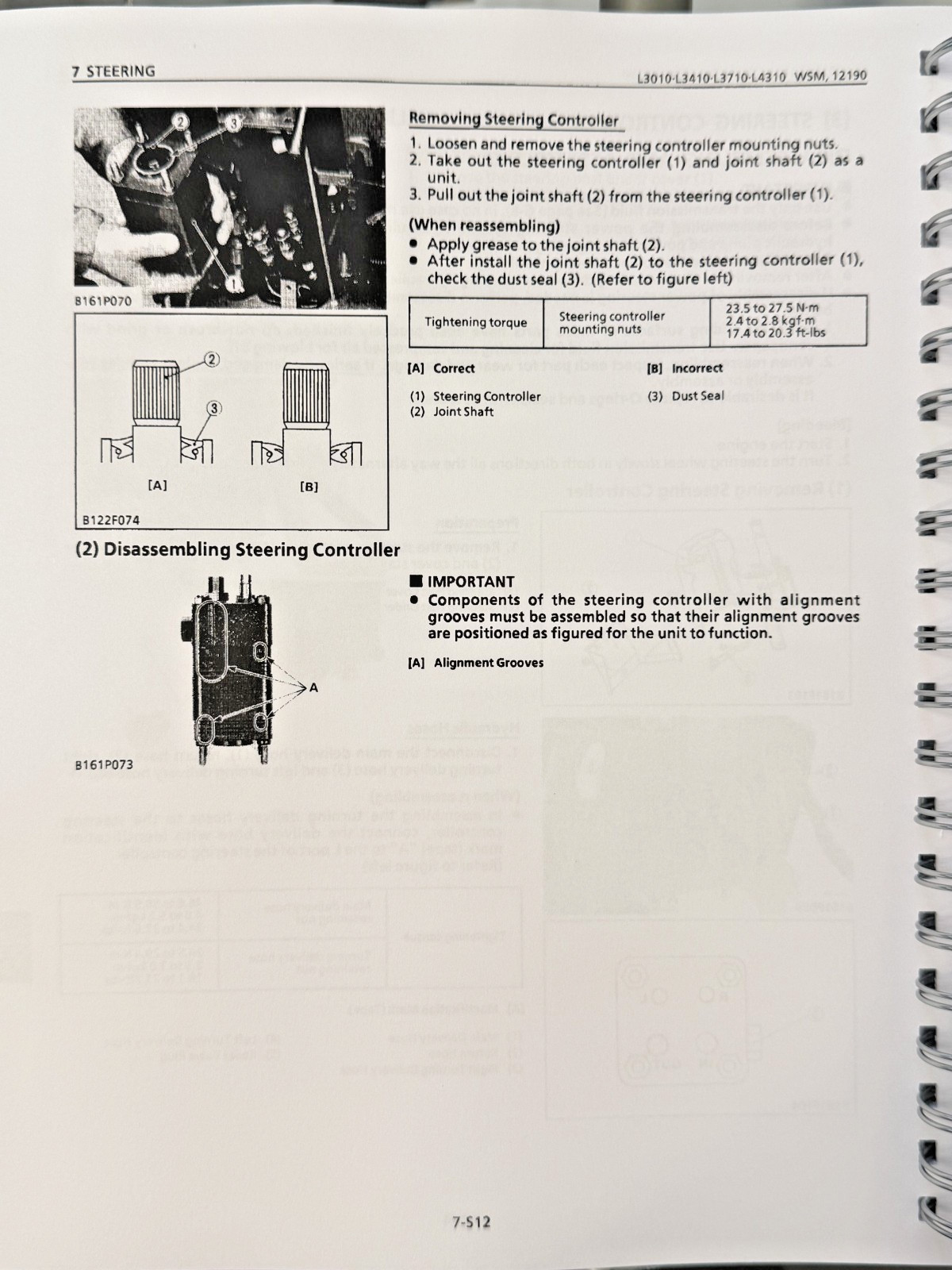 KUBOTA L3010 L3410 L3710 L4310 L4610 WORKSHOP MANUAL +SUPPLEMENT: 684 PGS, 2 VOL