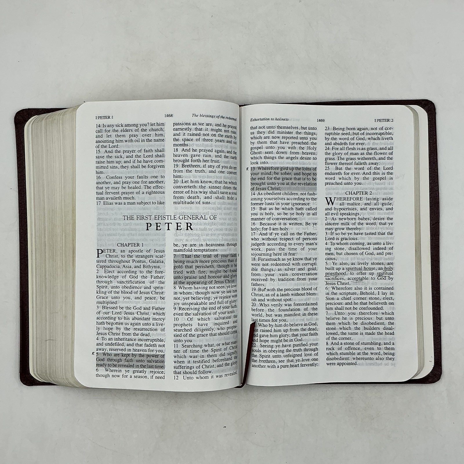 JACK VAN IMPE PROPHECY BIBLE Jack Van Impe Hardcover Faux Leather Burgundy
