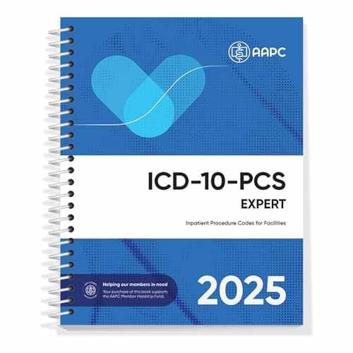 ICD-10-PCS Complete Code Set 2025 – Spiral-bound, by AAPC – Acceptable