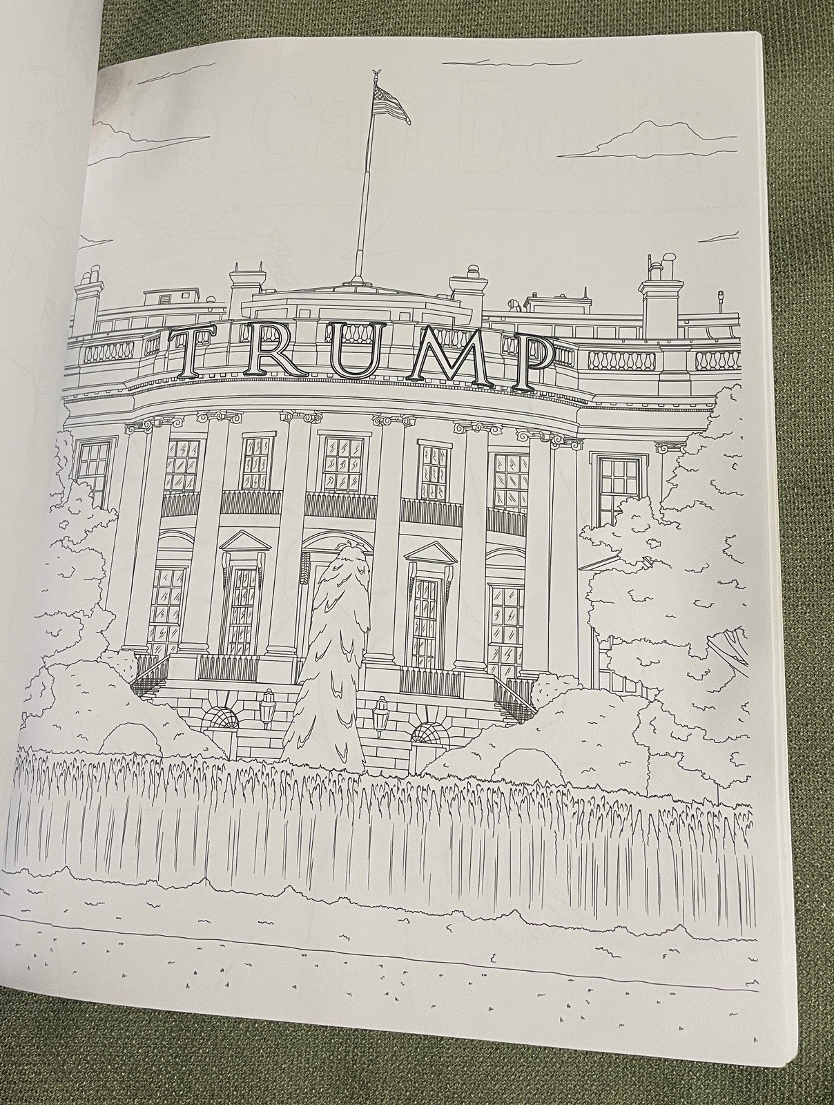 “THE TRUMP COLORING BOOK” by M.G. ANTHONY President Donald J POST HILL PRESS
