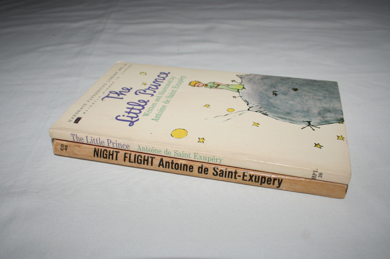 2 Antoine de Saint Exupery The Little Prince & Night Flight paperback books