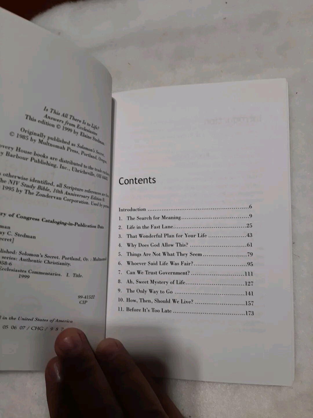 Is This All There Is to Life? : Answers from Ecclesiastes by Ray C. Stedman…