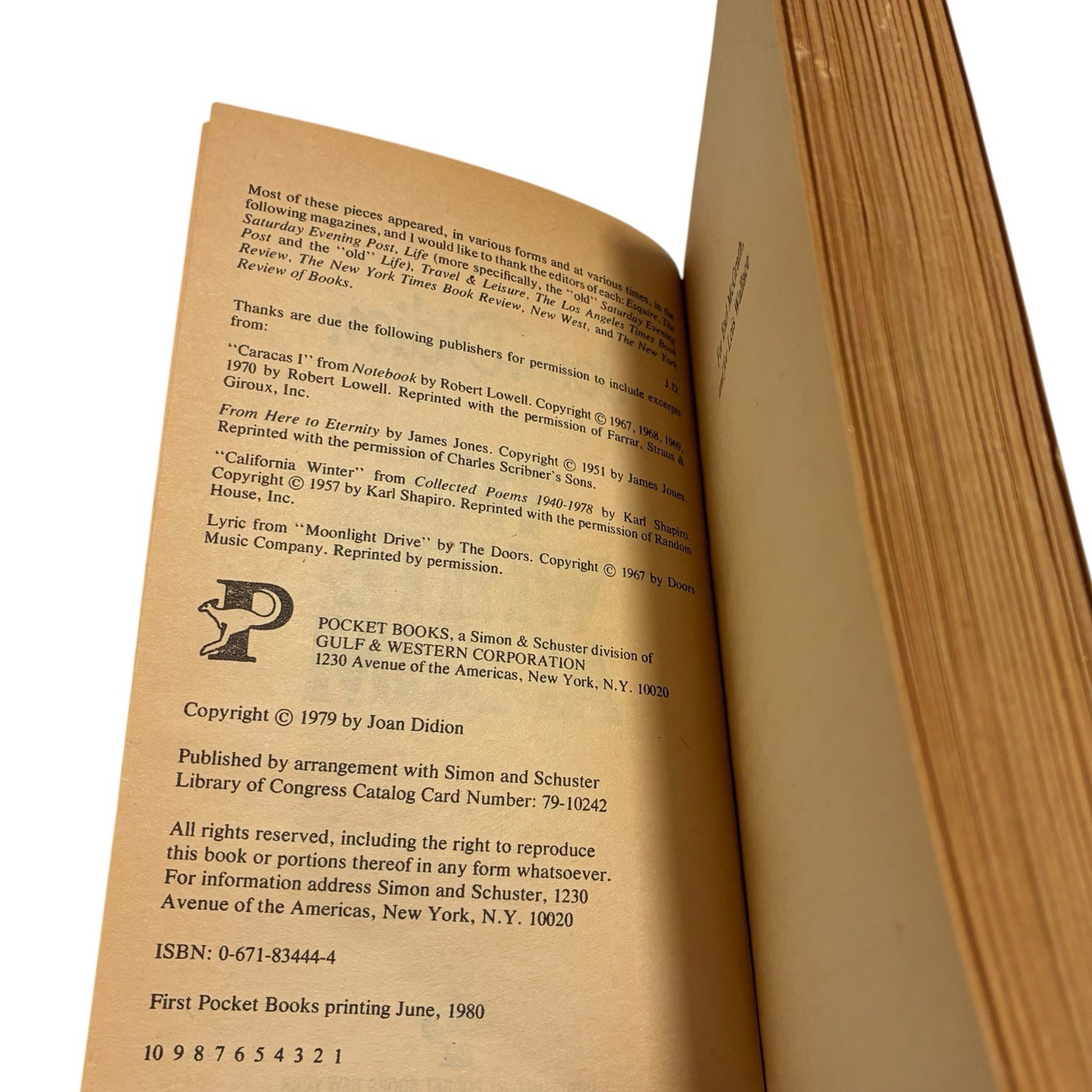 Joan Didion Set of 2 Vintage 1979: The White Album, Slouching Towards Bethlehem