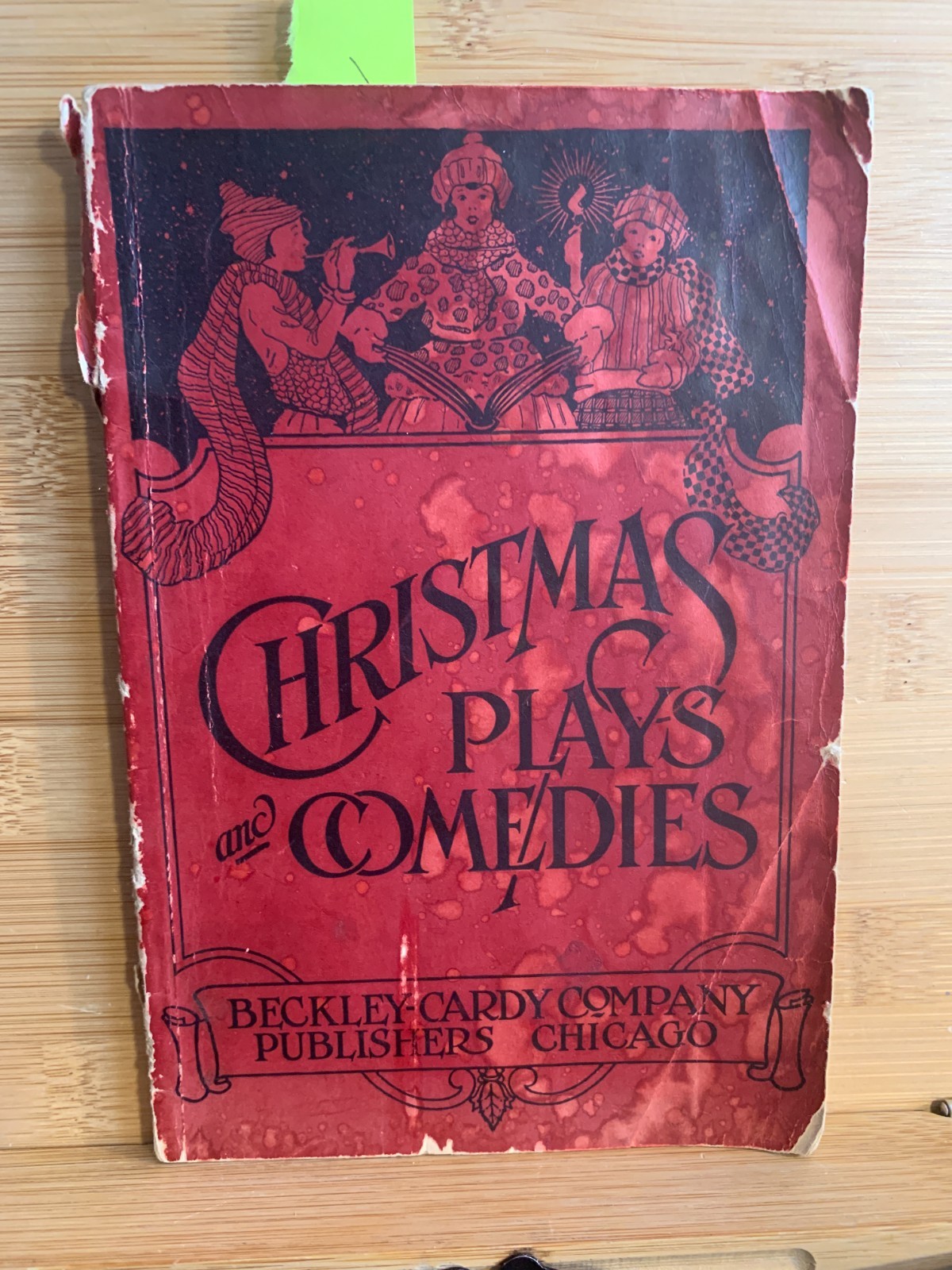 Book Christmas Plays and Comedies Beckley Cardy Company Chicago 1925 used