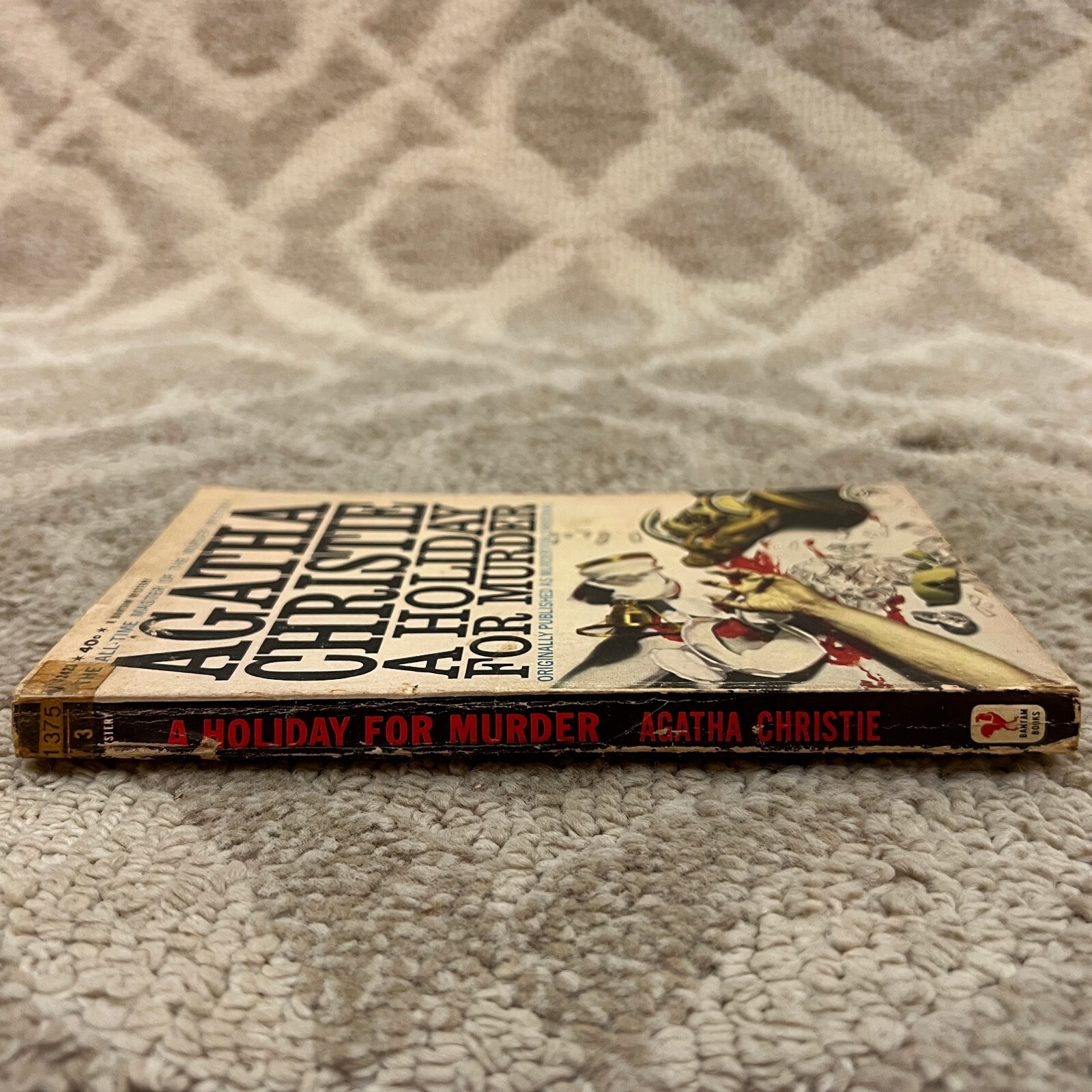 A Holiday For Murder Mystery Paperback Book by Agatha Christie Suspense 1962
