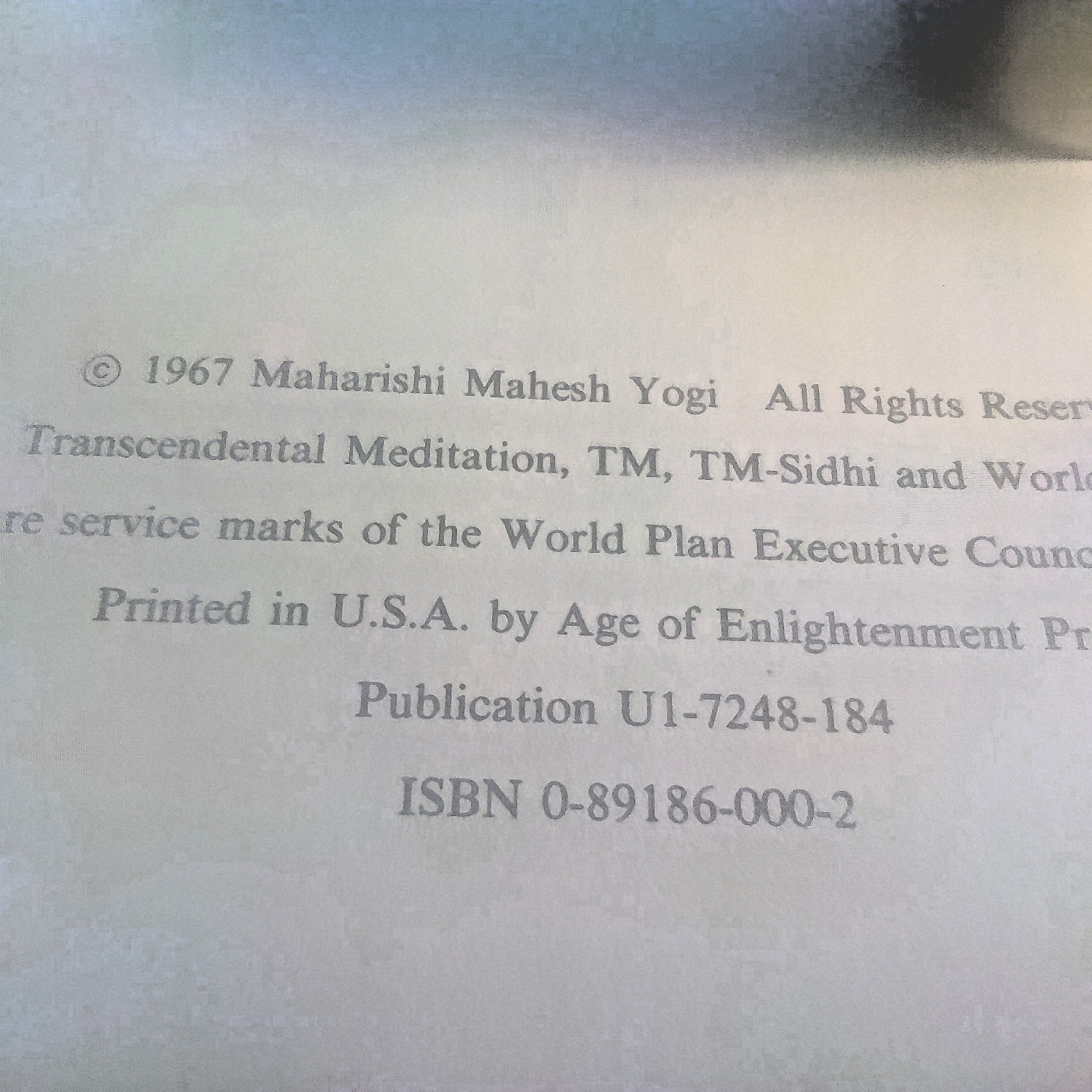 BHAGAVAD GITA: Maharishi Yogi NEW DELUXE GILT HB 0891860002 371 Pages SEE PHOTOS