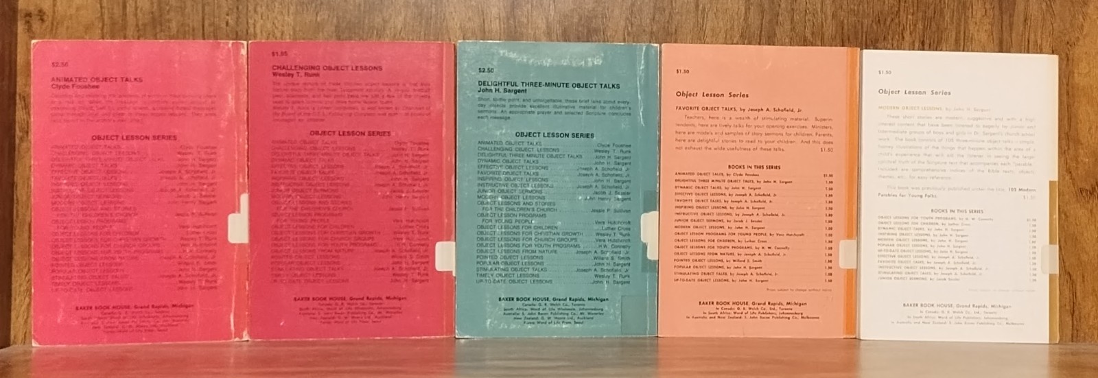 Lot of 12 Baker Book House Object Lesson Series Paperbacks Christian Education S