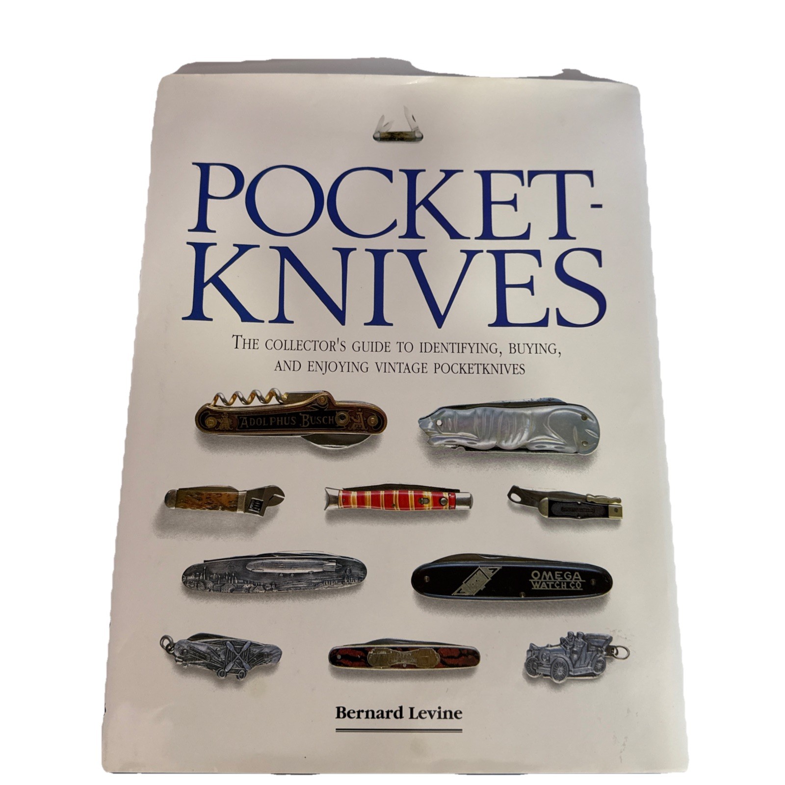 Pocket Knives Guide By Bernard Levine. 1993 Hardcover 80 Pages Pre Owned
